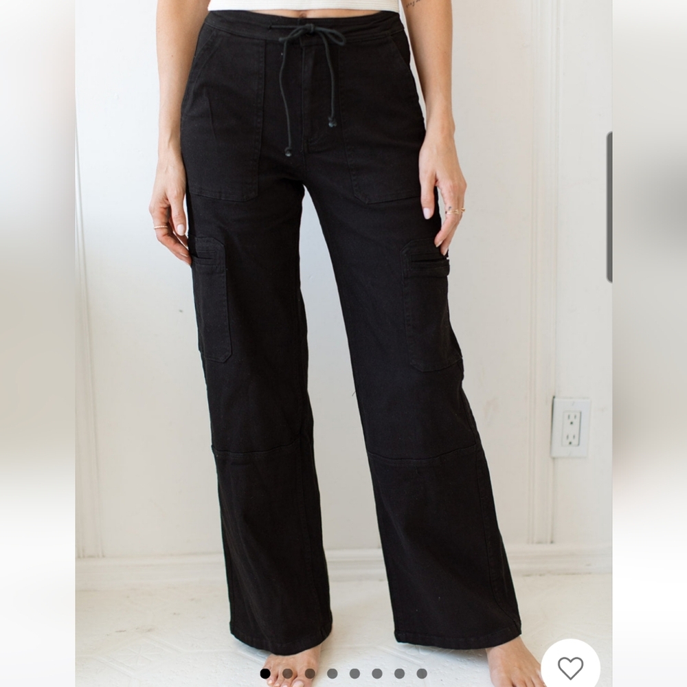 CJLA Loren Cargo Pants Olive Green